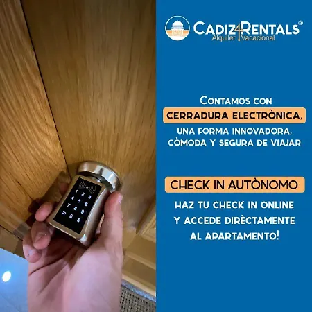 Apartmán El Atico De Marinas Free Parking By Cadiz4rentals *